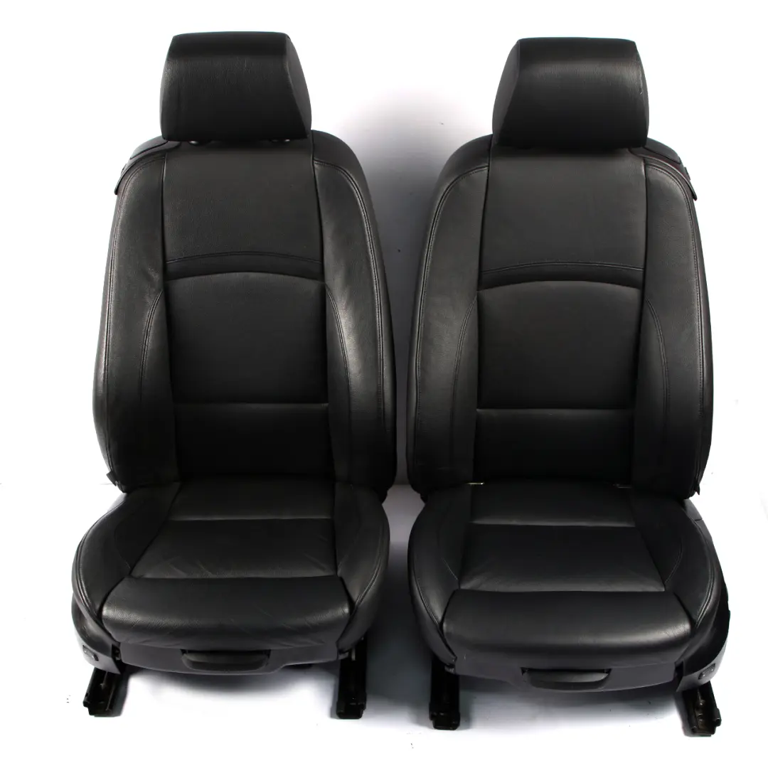 Seats M Sport BMW E92 Coupe Heated Memory Black Leather Interior Seat Set