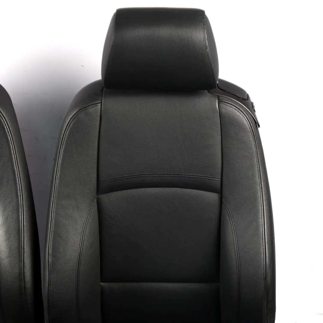 Seats M Sport BMW E92 Coupe Heated Memory Black Leather Interior Seat Set