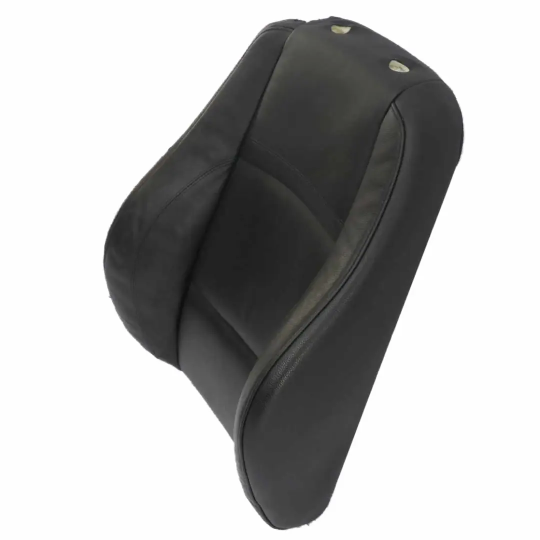 BMW E92 Respaldo del asiento delantero derecho Funda cuero negro Dakota