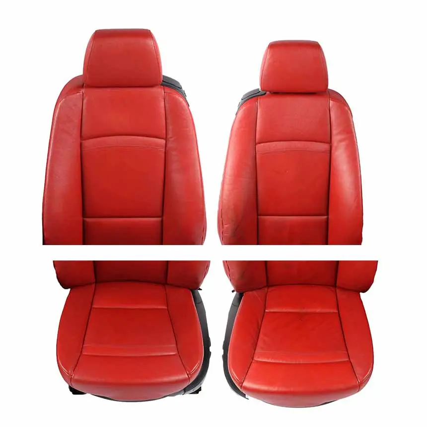 Leather Seats BMW E92 Coupe Dakota Red Interior Memory Seat With Door Cards