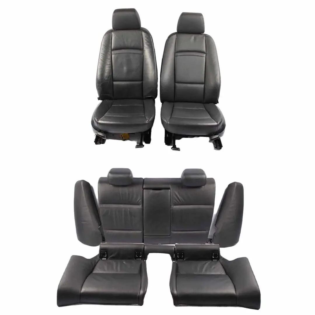 Seats BMW E92 Coupe Electric Black Leather Interior Front Rear Seat Door Cards