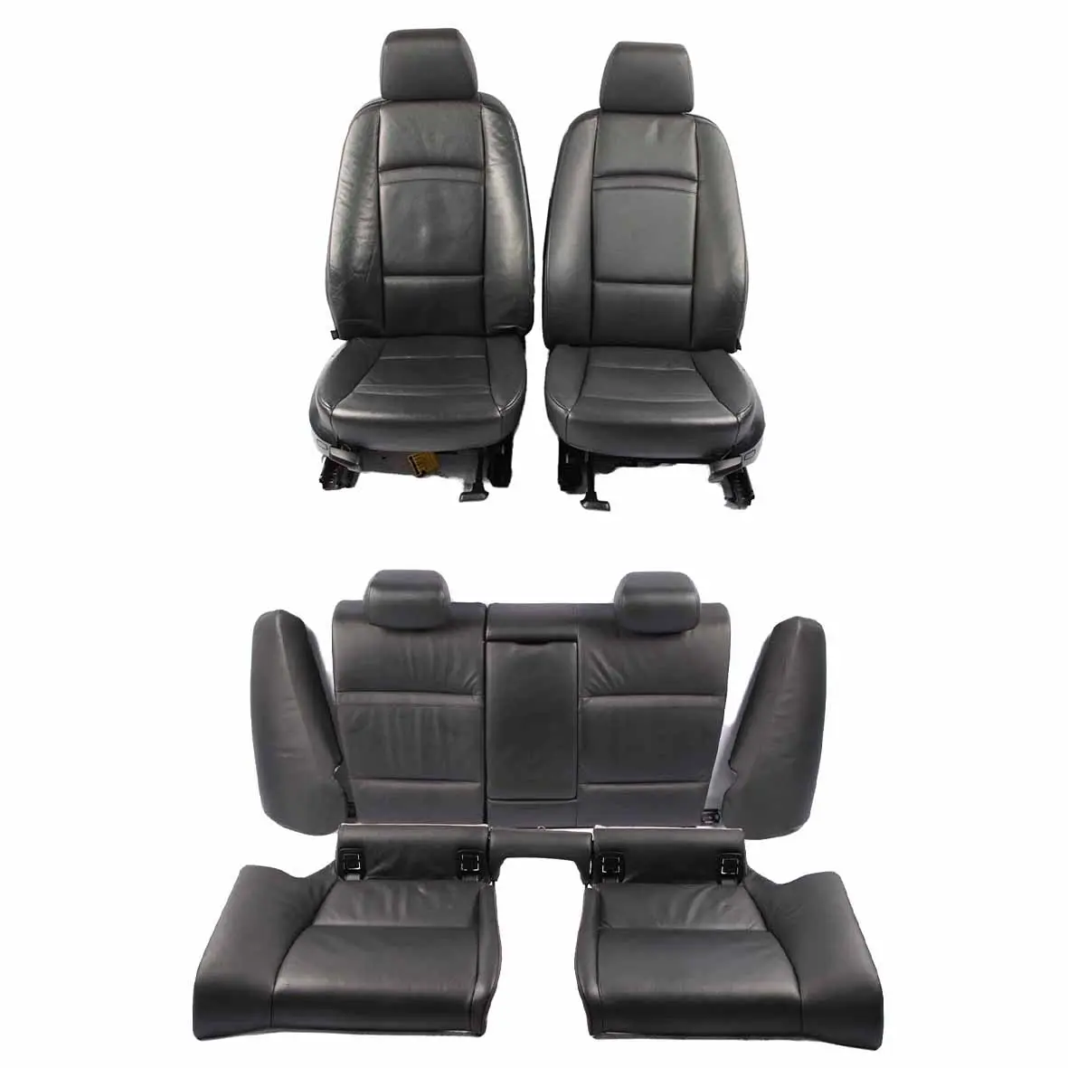 Seats BMW E92 Coupe Electric Black Leather Interior Front Rear Seat Door Cards