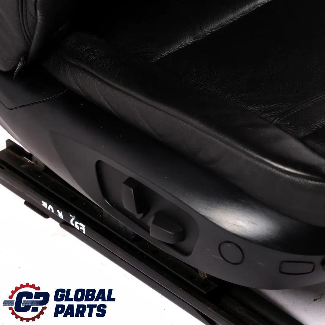 BMW 3 Series E92 Coupe Black Leather Dakota Front Right O/S Driver Side Seat