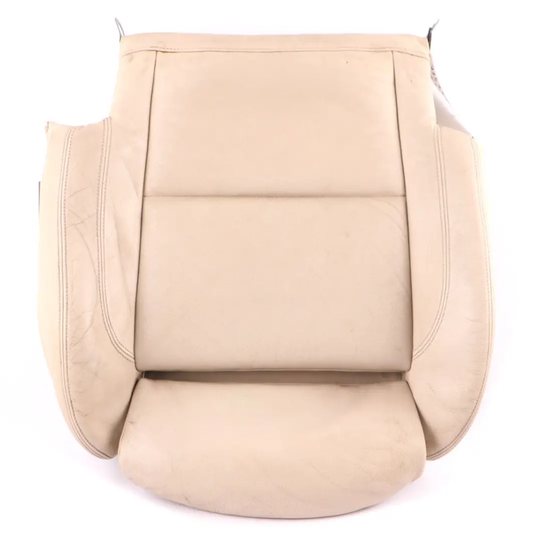 BMW E93 Convertible Front Right Sport Seat O/S Cover Leather Cream Beige