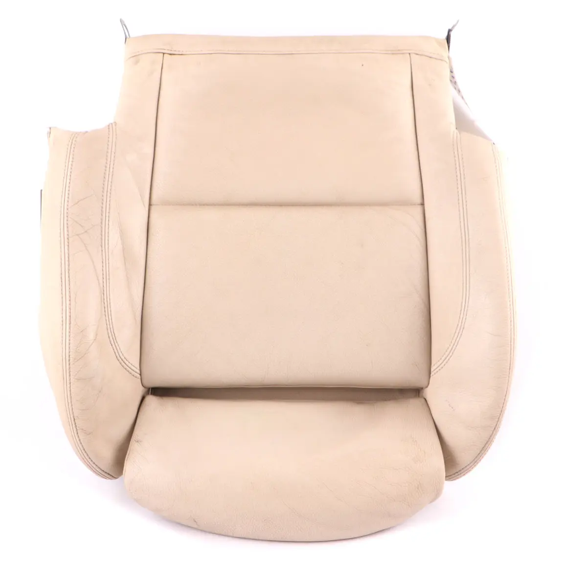 BMW E93 Convertible Front Right Sport Seat O/S Cover Leather Cream Beige