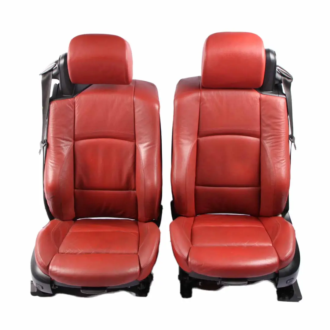 Seats BMW E93 M Sport Heated Memory Red Leather Interior Seat Front Left Right