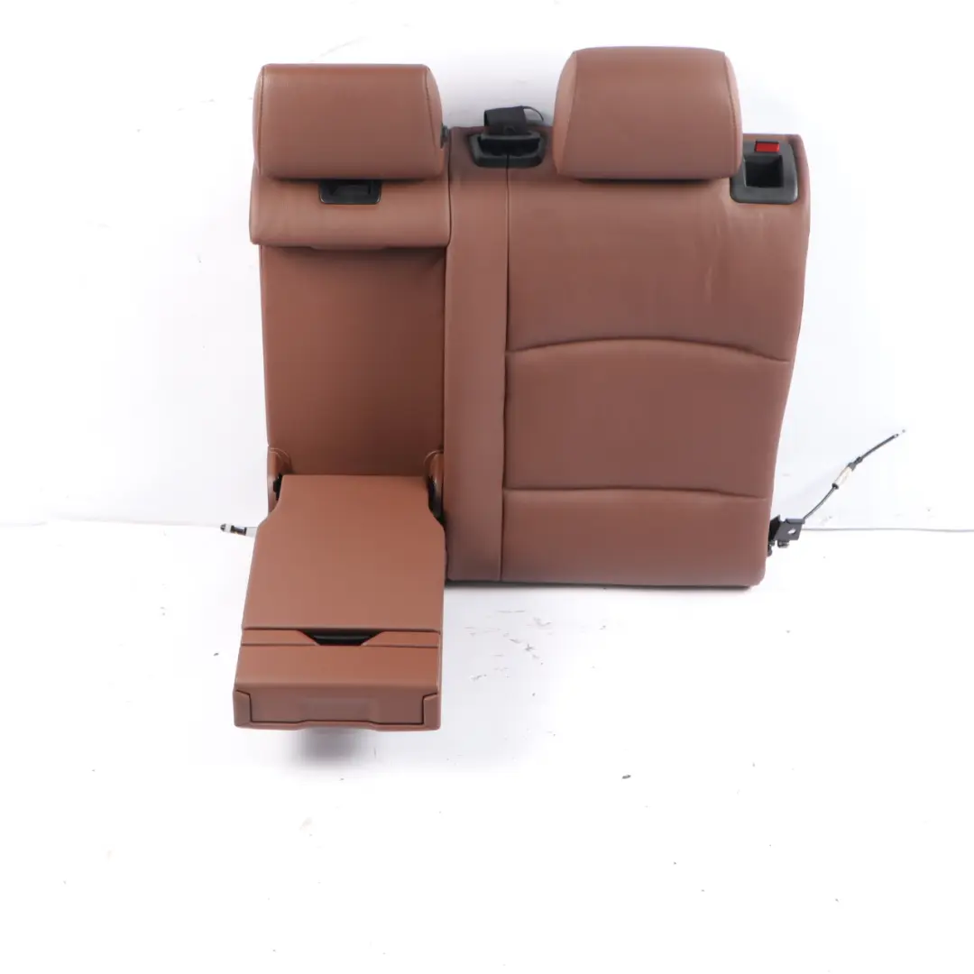 BMW F11 LCI Touring Seat Backrest Rear Left N/S Back Cover Leather Brown