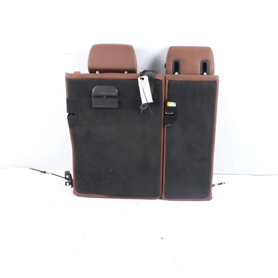 BMW F11 LCI Touring Seat Backrest Rear Left N/S Back Cover Leather Brown