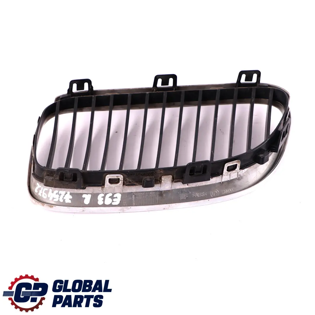 BMW 3 Series E92 E93 LCI 335is Grille Kidney Frame Right O/S Chrome 7254972