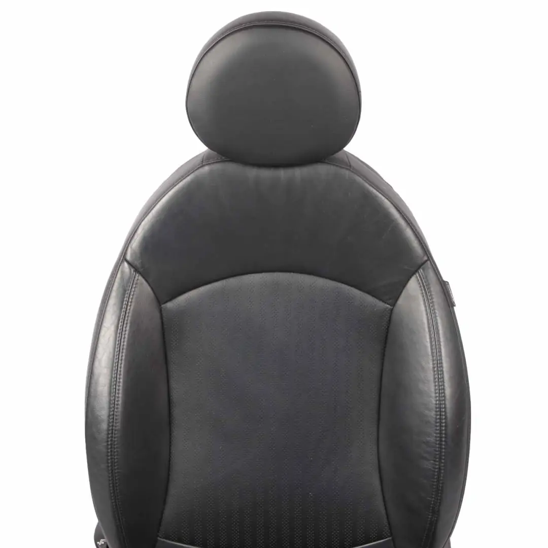 Front Seat MINI R56 R57 LCI Left N/S Side Sport Carbon Black Leather Punch 