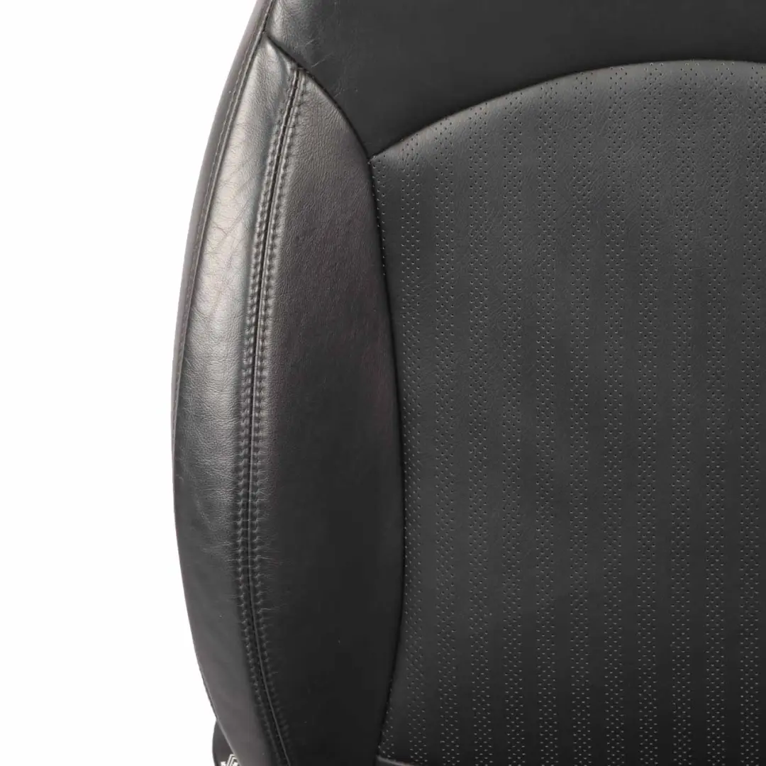 Front Seat MINI R56 R57 LCI Left N/S Side Sport Carbon Black Leather Punch 