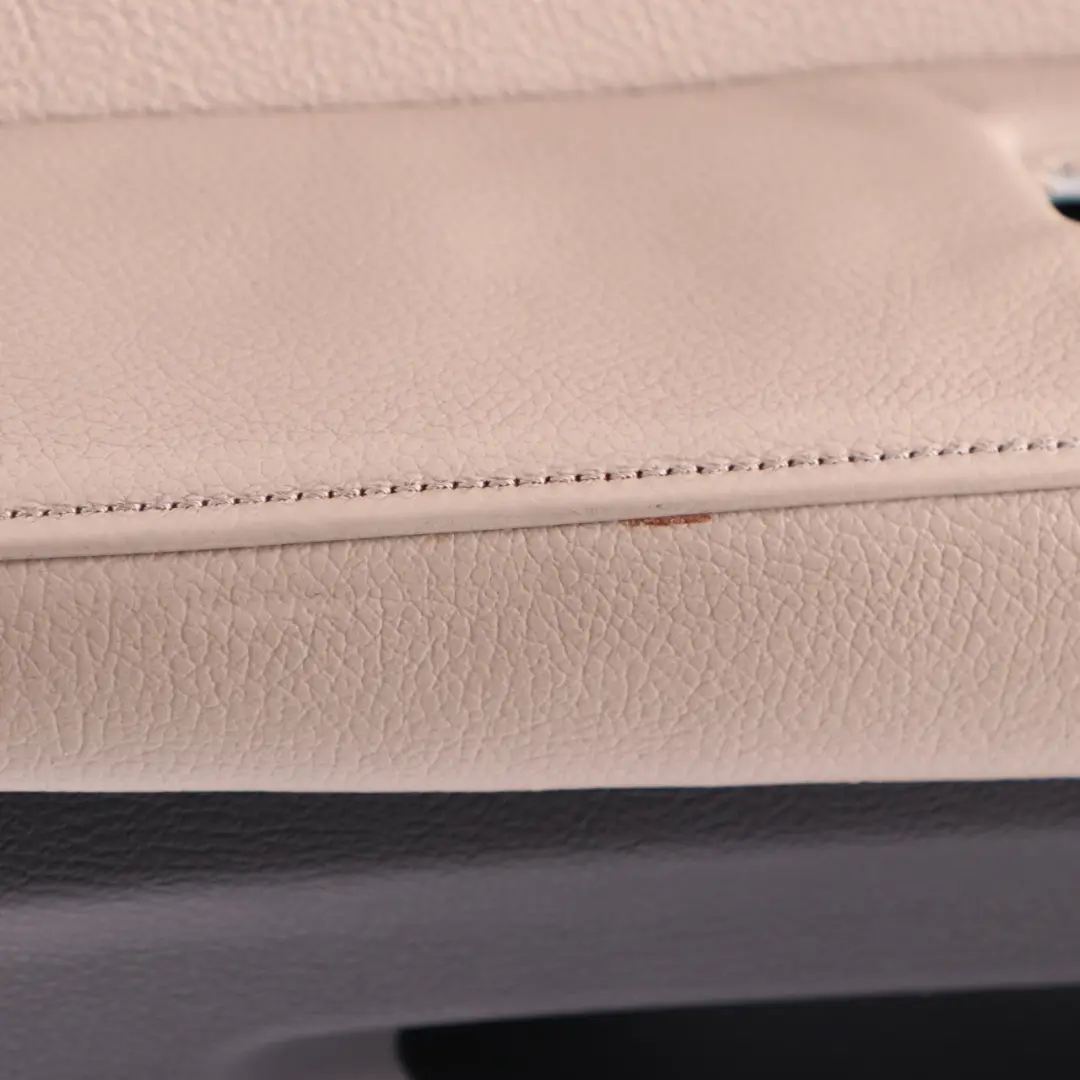 BMW X5 E70 LCI Door Card Rear Left N/S Lining Trim Panel Oyster Leather 7256427