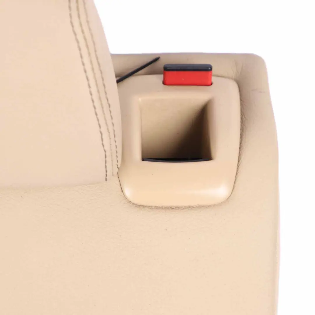 BMW X3 F25 Seat Backrest Rear Left N/S Back Cover Leather Nevada Beige 7256760