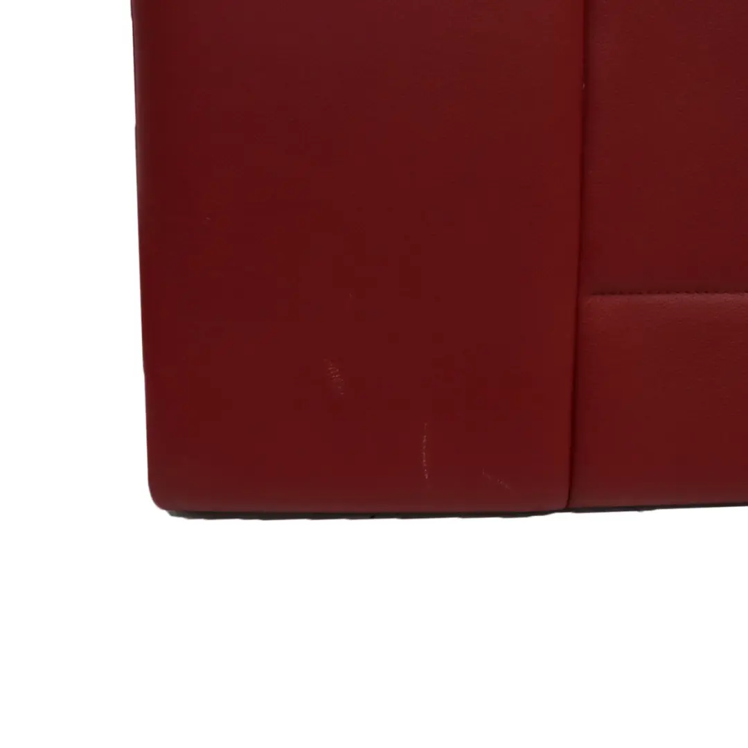 BMW E82 Seat Backrest Rear Left N/S Covering Leather Boston Coral Red