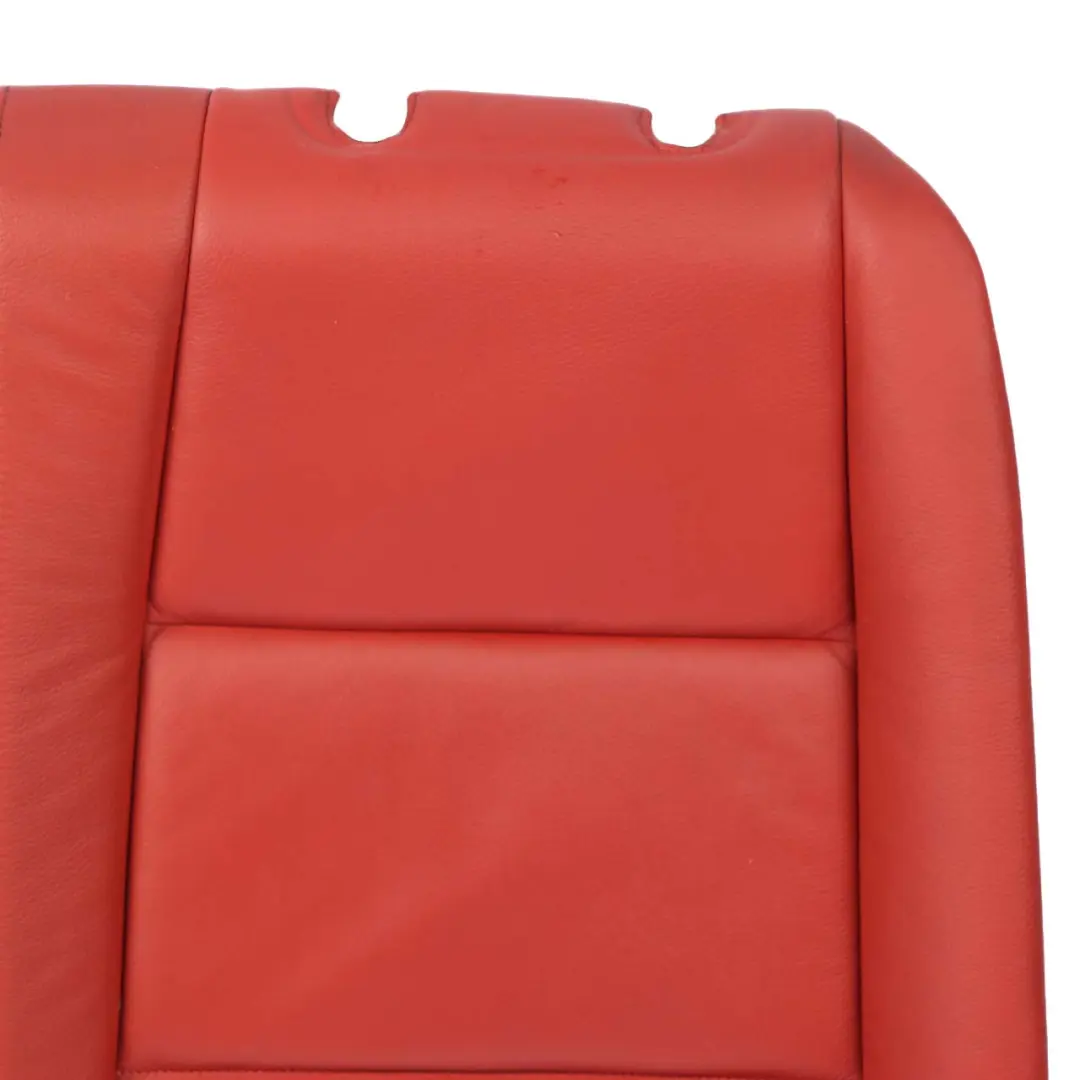 BMW E88 Convertible Rear Seat Bench Backrest Cover Leather Boston Coral Red