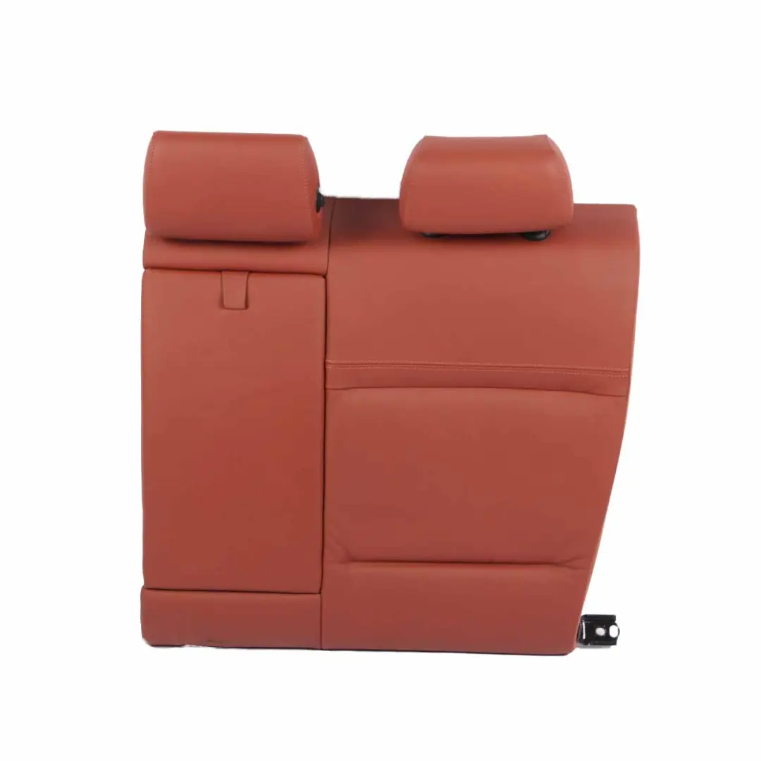 Rear Seat Backrest BMW E90 LCI Left N/S Cover Red Brown Leather Ski Bag Insert