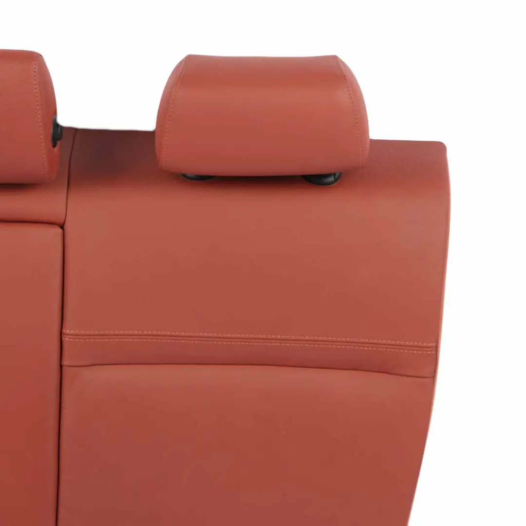 Rear Seat Backrest BMW E90 LCI Left N/S Cover Red Brown Leather Ski Bag Insert