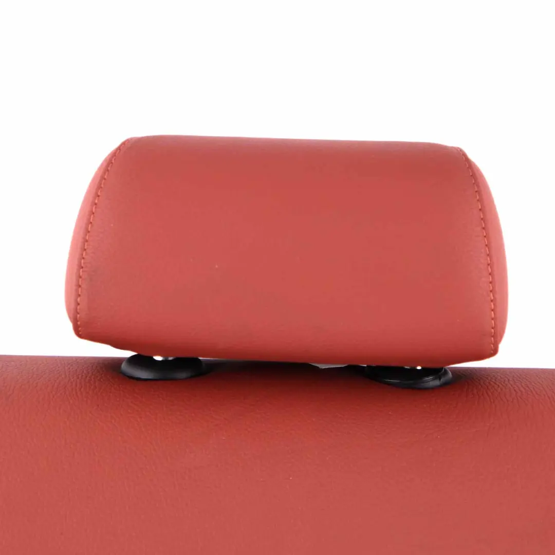 Rear Seat Backrest BMW E90 LCI Right O/S Cover Red Brown Leather Ski Bag Insert