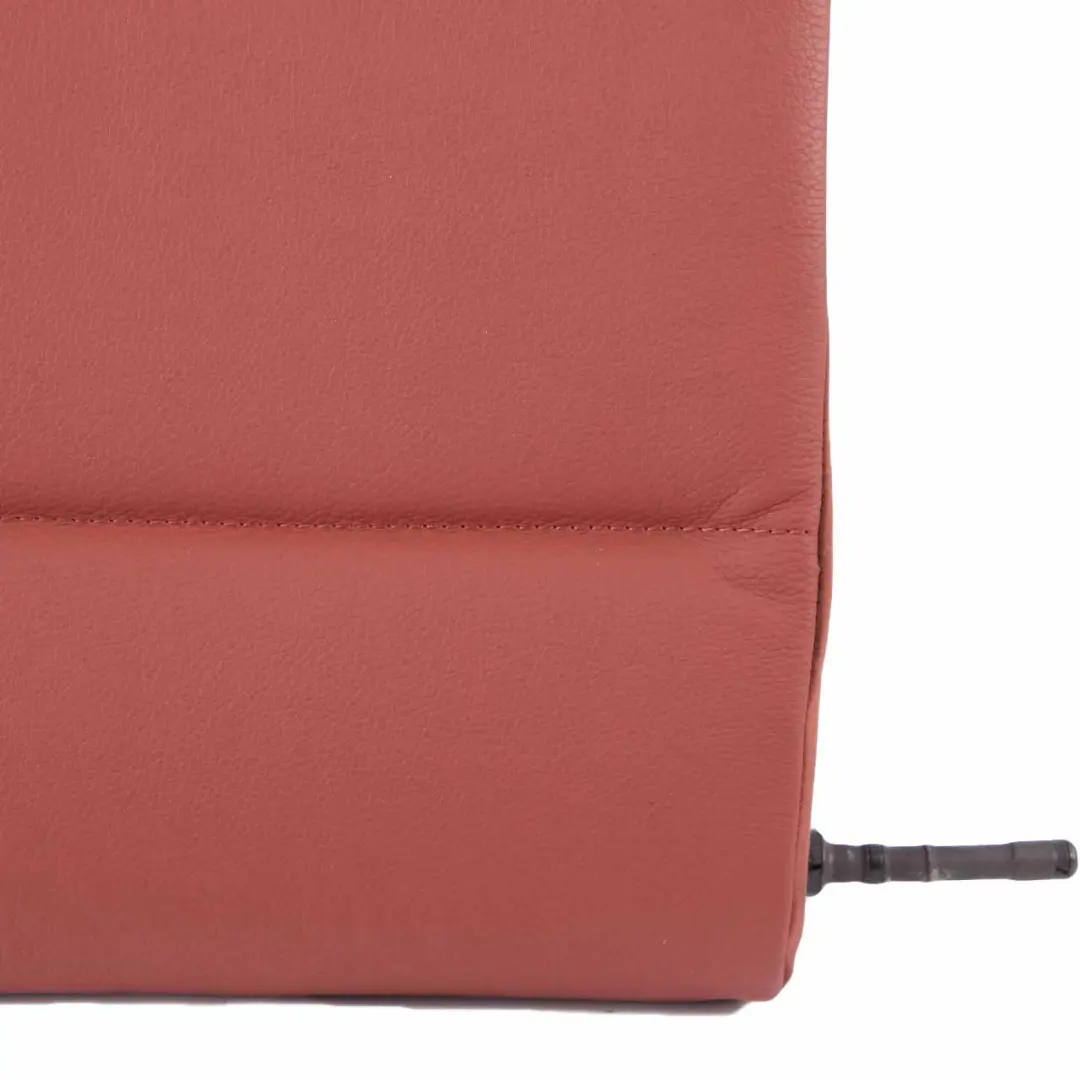 Rear Seat Backrest BMW E90 LCI Right O/S Cover Red Brown Leather Ski Bag Insert