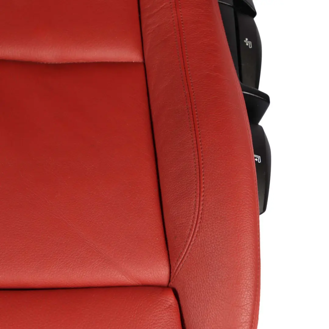 Seats BMW E82 Coupe Heated M Sport Red Leather Front Rear Seat Door Cards