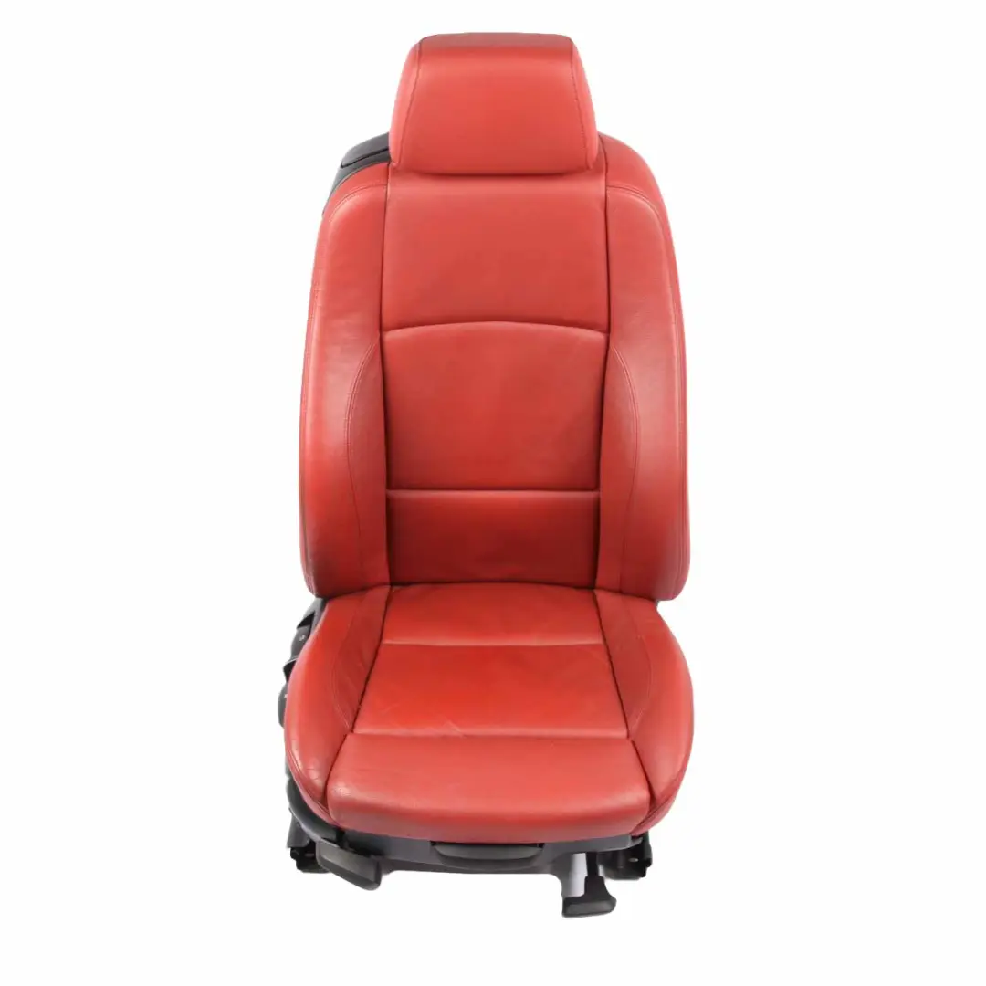 Front Seat BMW E82 Right O/S Heated M Sport Red Leather Boston Korall Red