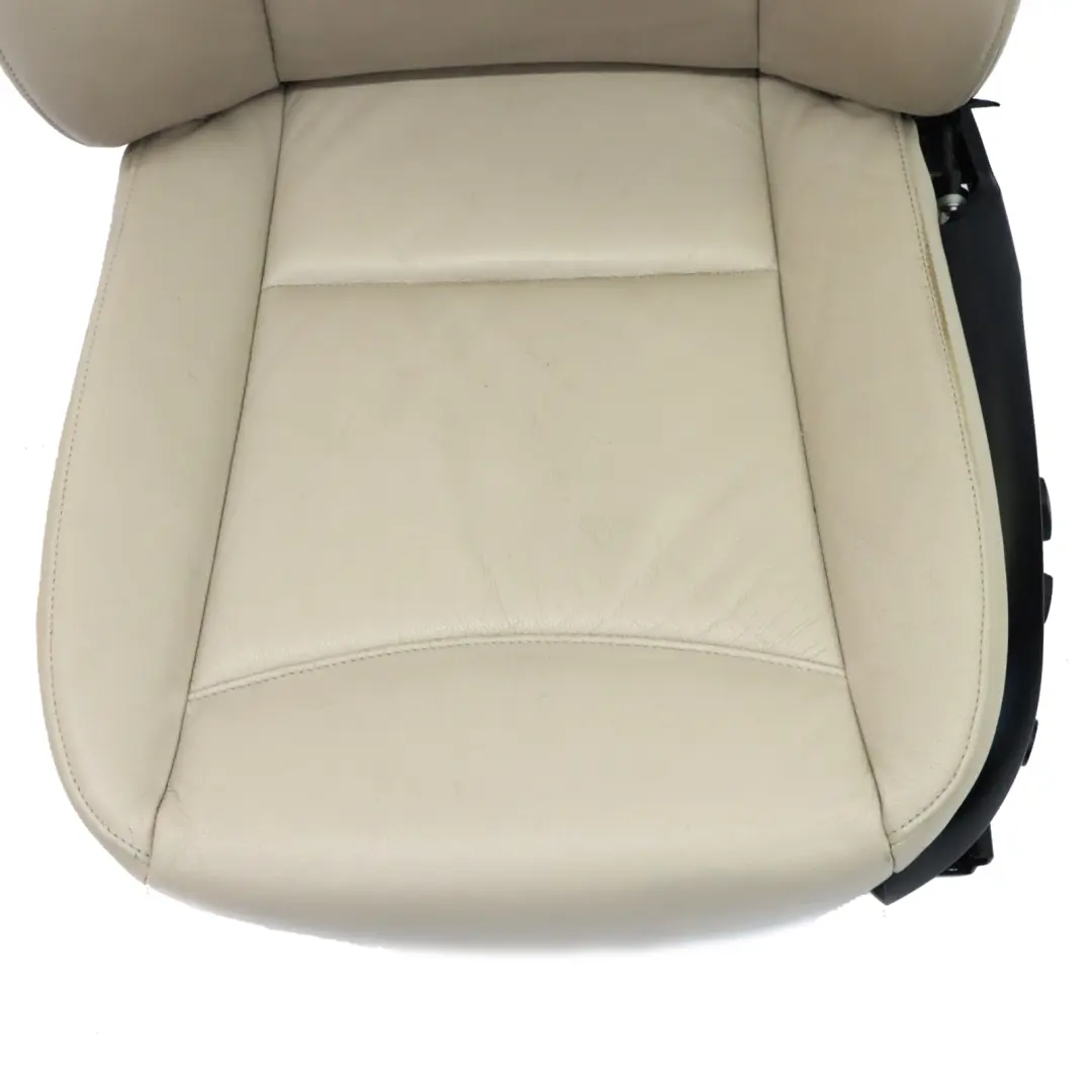 BMW E90 LCI Asiento Calefactable Delantero Izquierdo Cuero Dakota Oyster Airbag