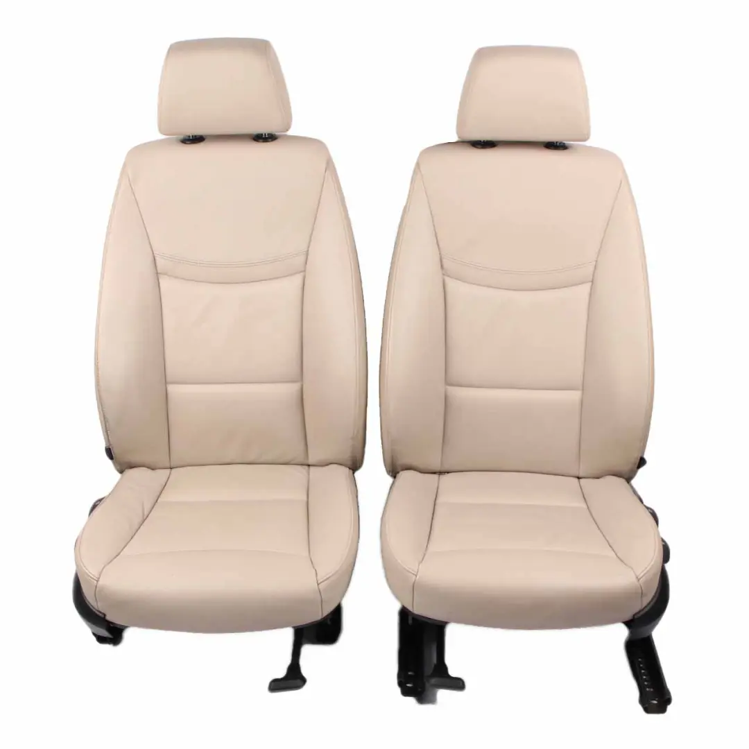 Leather Seats BMW E90 LCI Oyster Interior with Airbag and Door Card