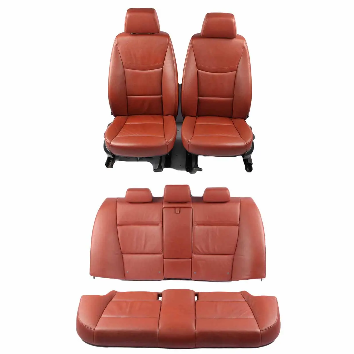 Leather Seats BMW E90 LCI Saloon Red Brown Dakota Interior Seat with Door Cards