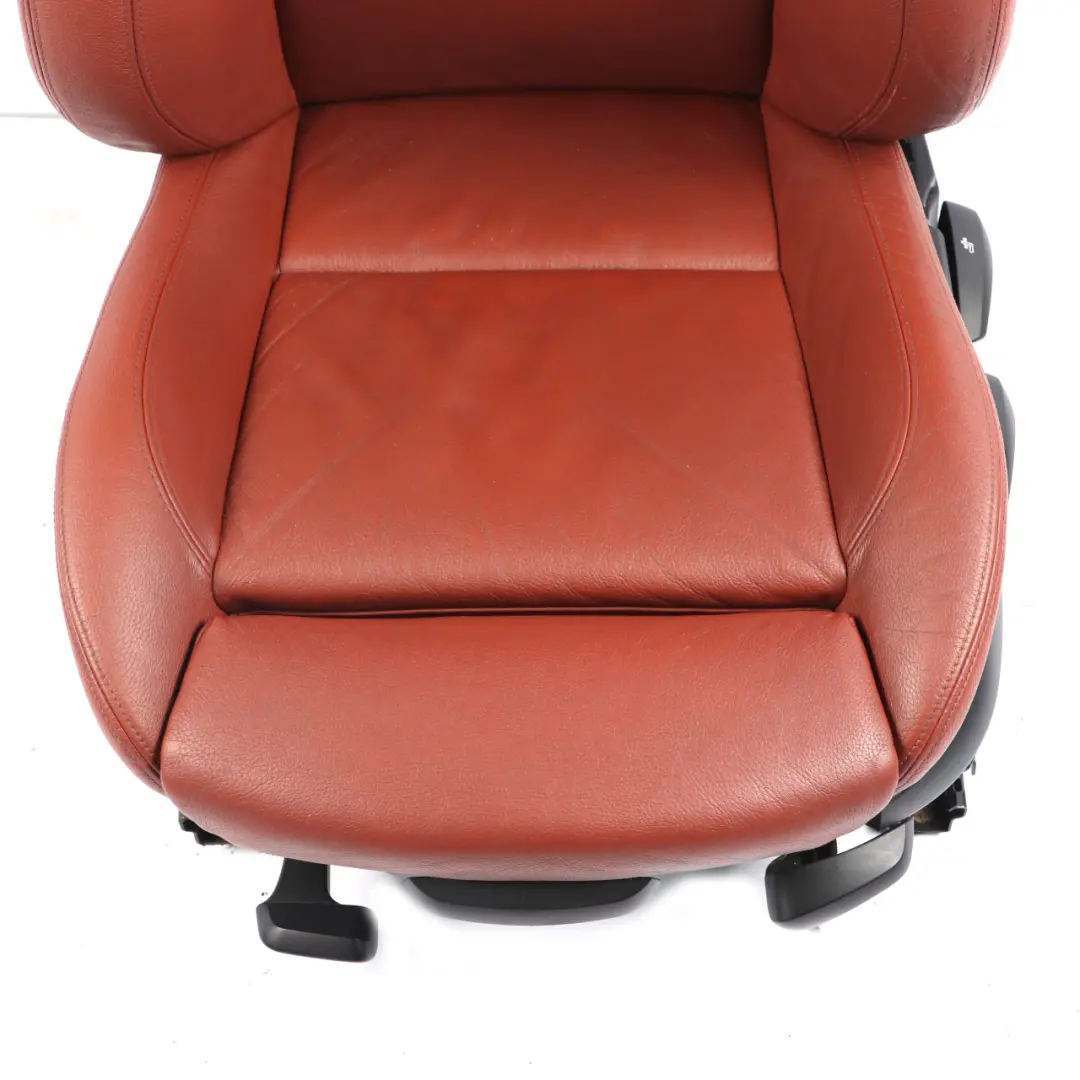 Front Seat BMW E90 E91 LCI M Sport Left N/S Heated Leather Dakota Red Brown