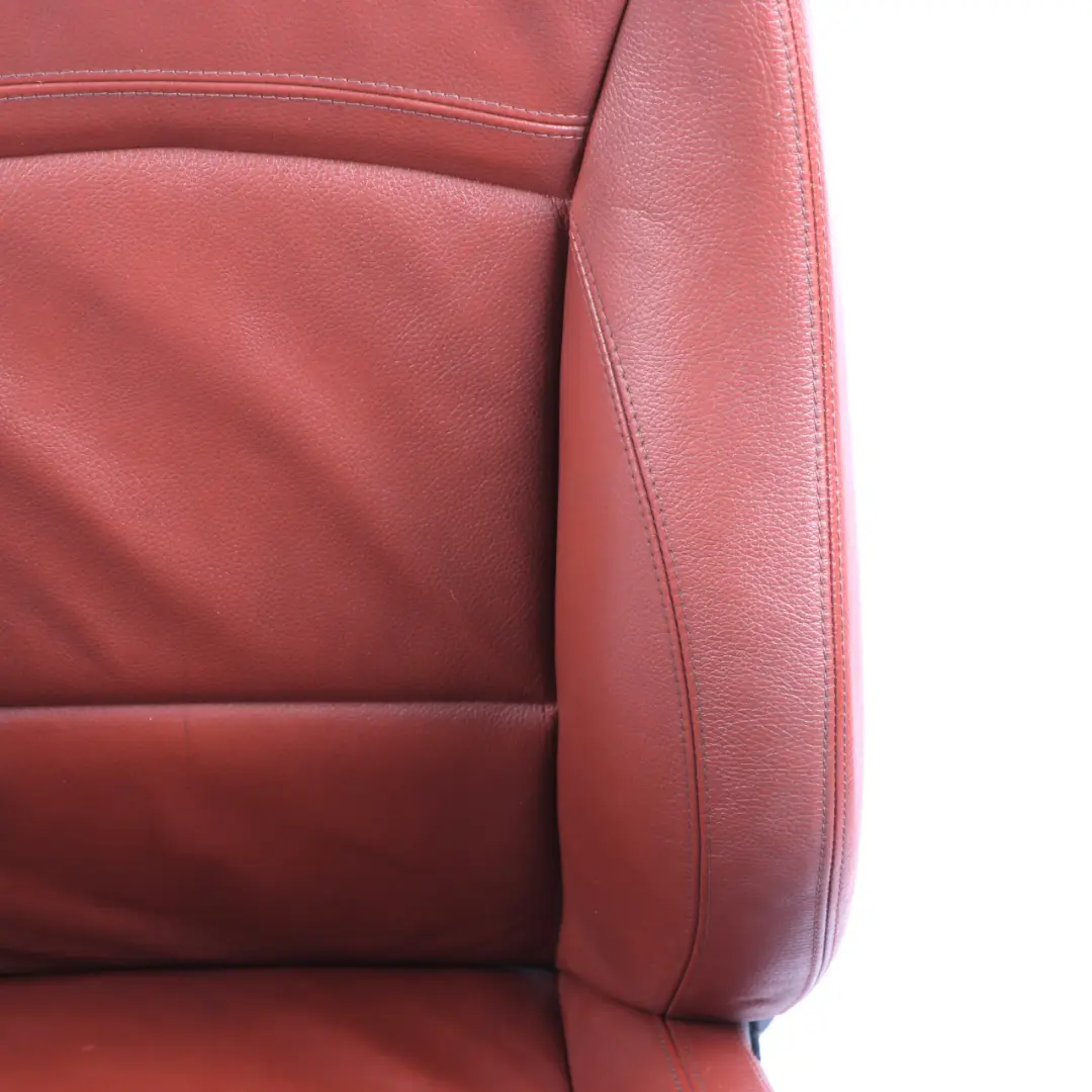 Front Seat BMW E90 E91 LCI M Sport Right O/S Heated Leather Dakota Red Brown