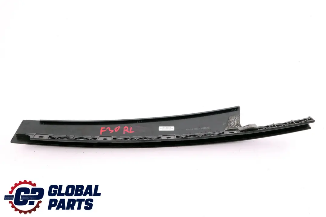 BMW F30 F31 F80 M3 Finisher B pilier exterieur arriere gauche noir 7258307