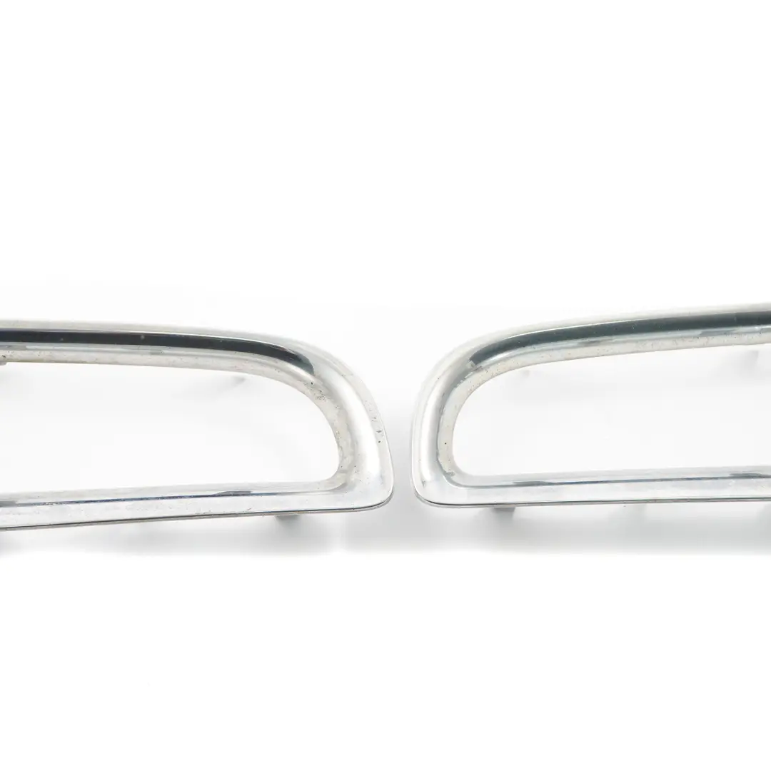 Fog Light Finisher Mini Cooper R56 R57 LCI Rear Bumper Cover Chrome SET 7260595