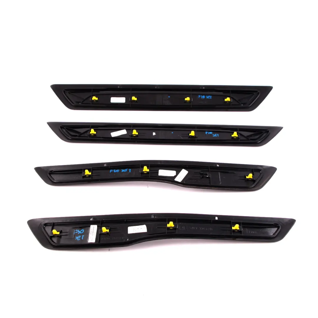 BMW F30 F31 Entrance Cover Trim Sill Door Panel Strip Set Luxury 7260929