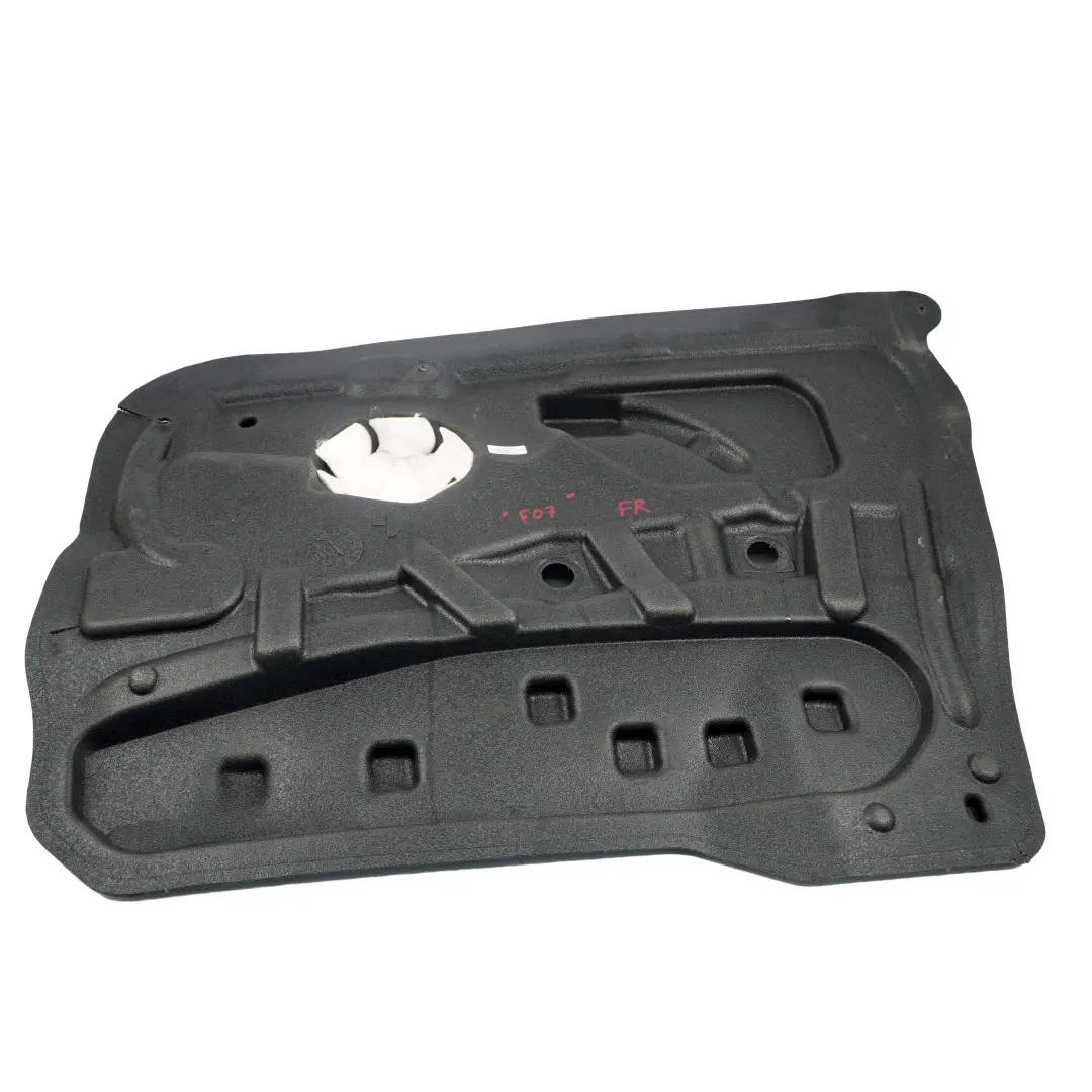 BMW F07 GT Aislamiento Acustico Puerta Delantera Derecha Panel Aislante 7261264