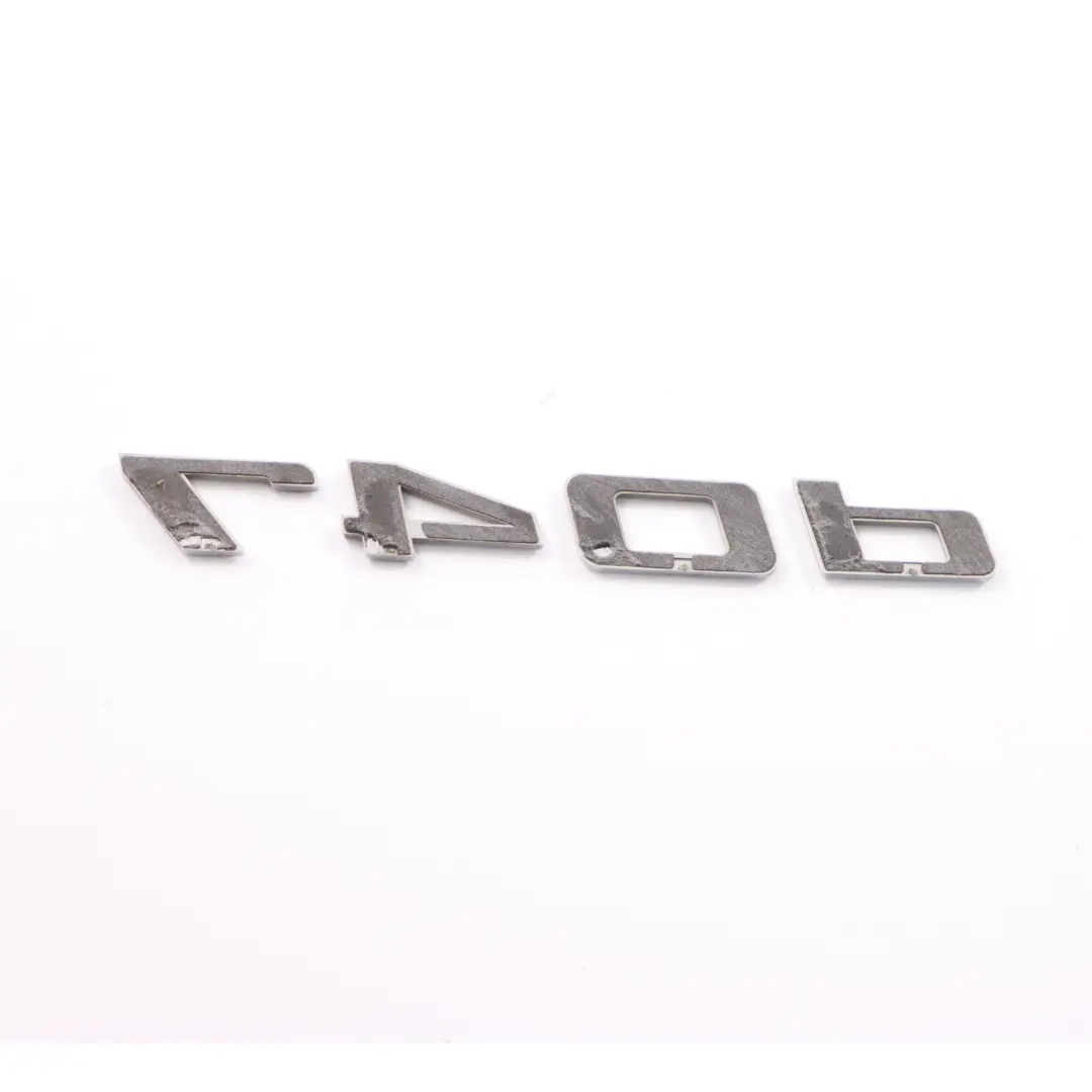 BMW F01 740d Trasero Adherido Lettering Emblema Insignia 7263598