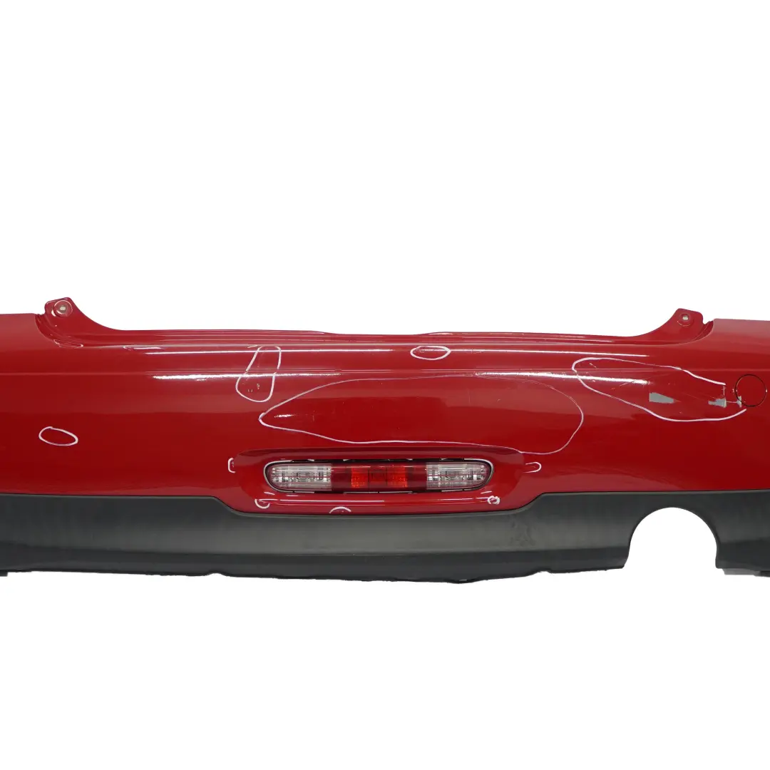 Mini Cooper R56 R57 LCI R58 Rear Bumper Trim Panel Chili Red - 851