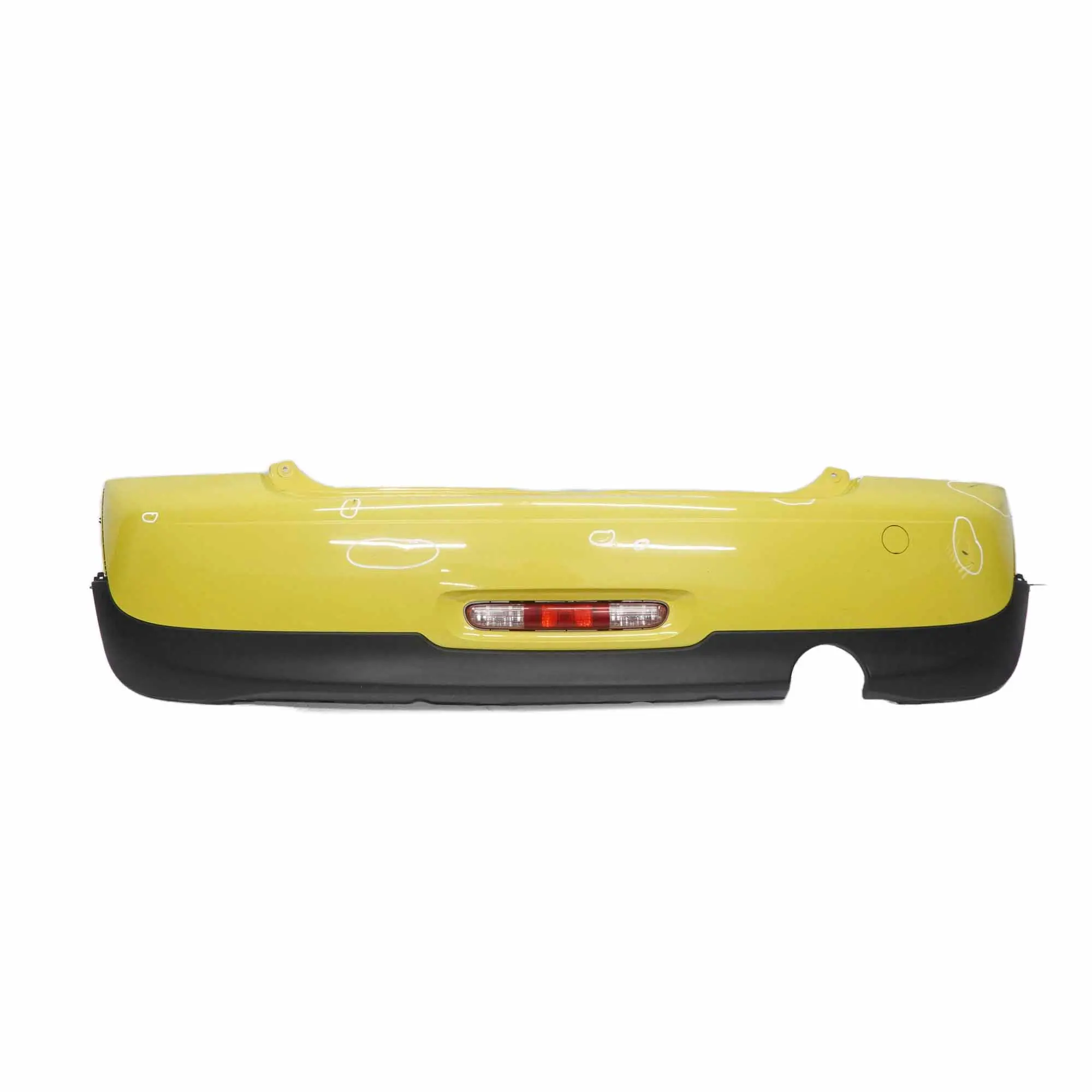 Embellecedor Parachoques Trasero Mini R56 R57 LCI R58 Amarillo - A95