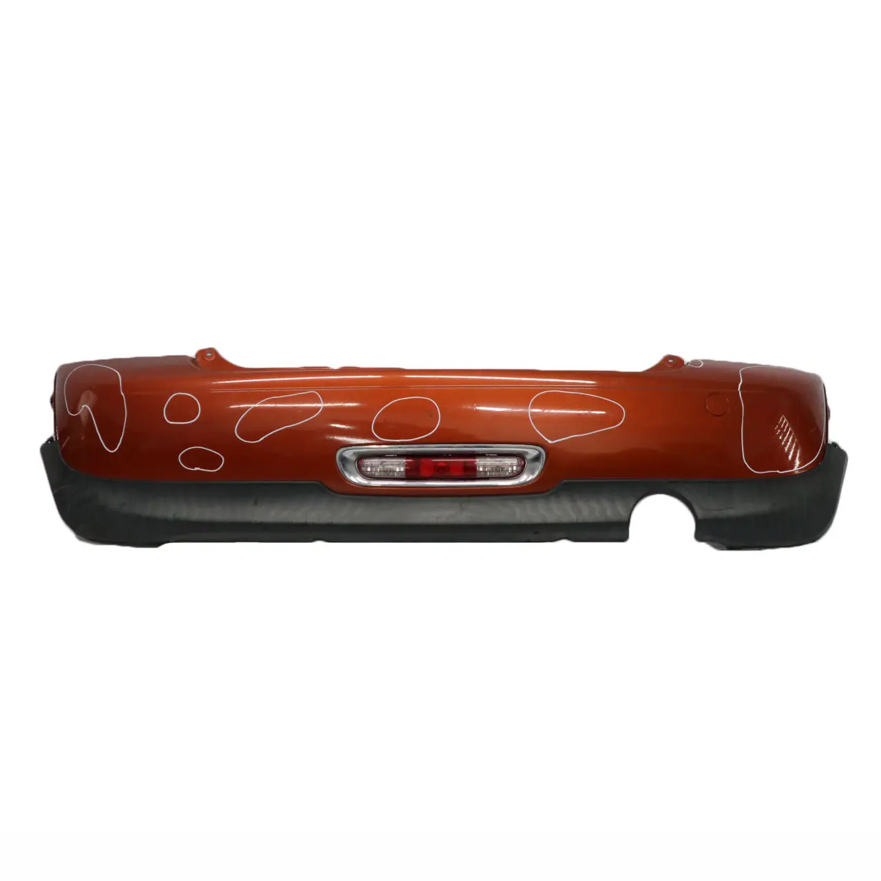 Mini R56 LCI Rear Bumper Trim Panel R57 LCI R58 Spice Orange Metallic - B23