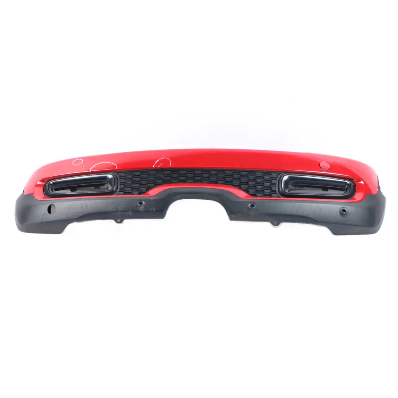 Mini R56 LCI Rear Bumper Cooper S PDC Complete Trim Chili Red - 851