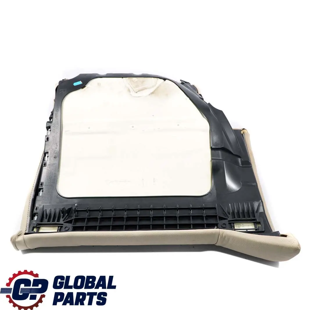 BMW E92 Creambeige Crema Beige Cuero Asiento Trasero Derecho O / S Funda Sofa