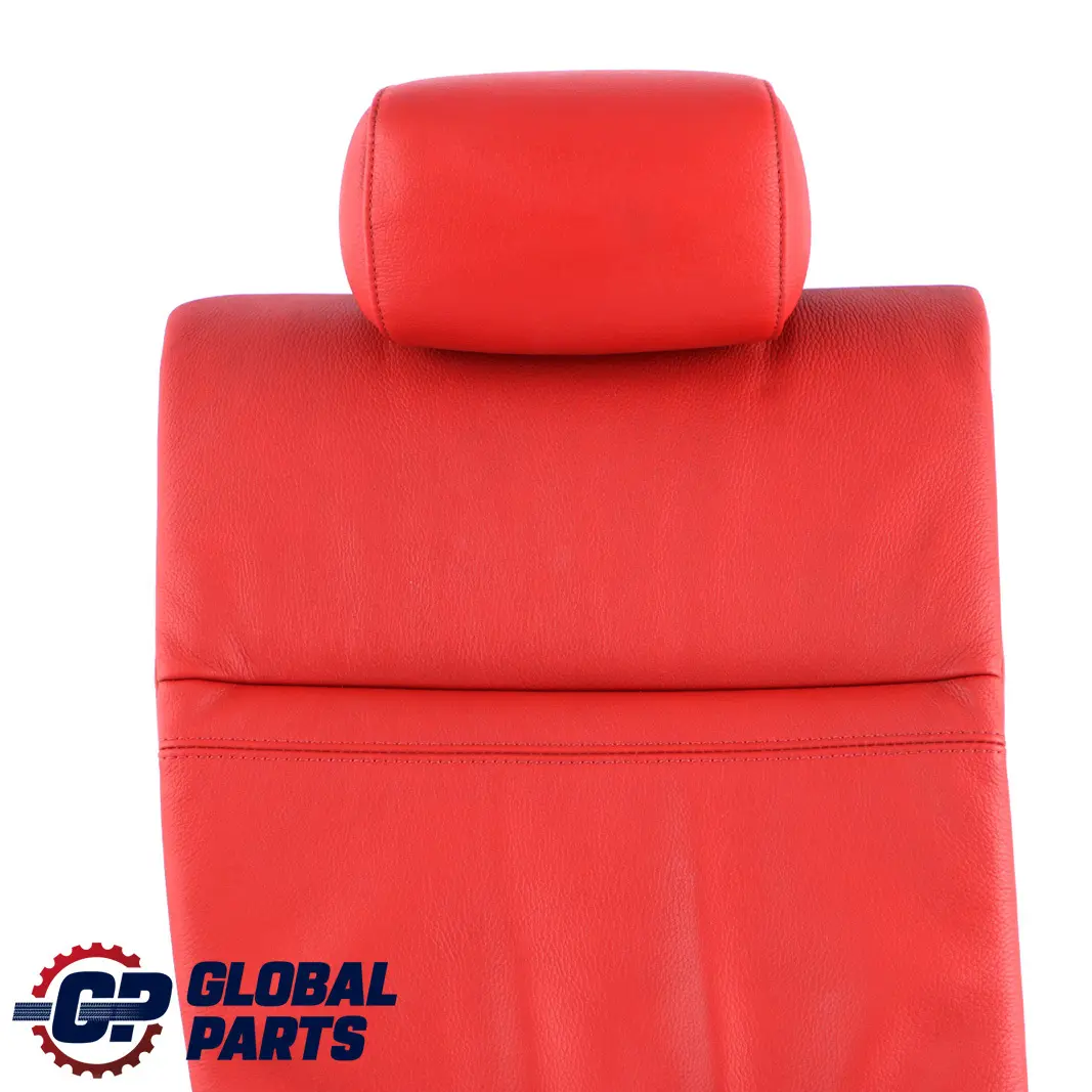 BMW E92 Coupe Cuero Rojo Dakota Trasero Derecho O / S Funda De Asiento Respaldo