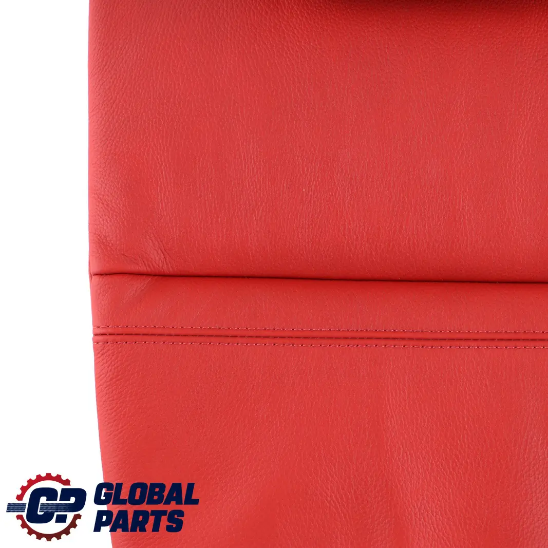 BMW E92 Coupe Cuero Rojo Dakota Trasero Derecho O / S Funda De Asiento Respaldo