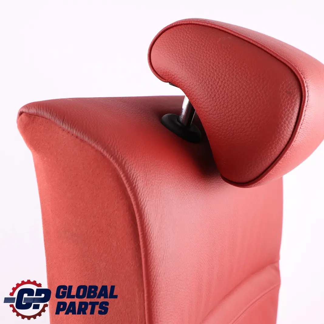 BMW E92 Coupe Cuero Rojo Dakota Trasero Derecho O / S Funda De Asiento Respaldo