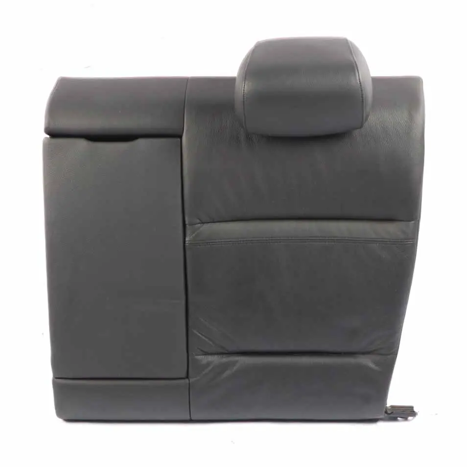 BMW E92 Backrest Rear Left Seat N/S Cover Black Leather Armrest Cup Holder