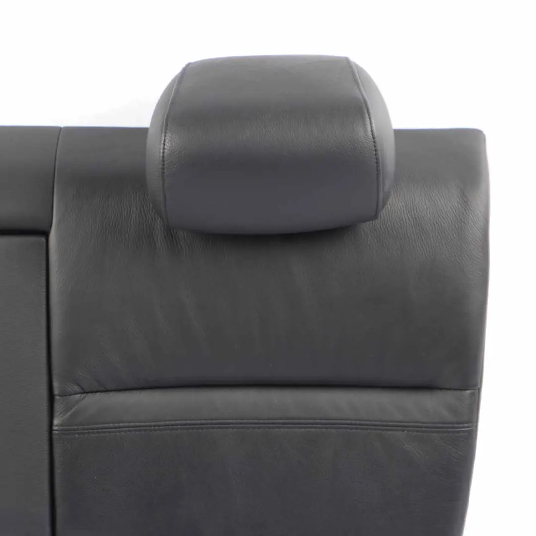 BMW E92 Backrest Rear Left Seat N/S Cover Black Leather Armrest Cup Holder