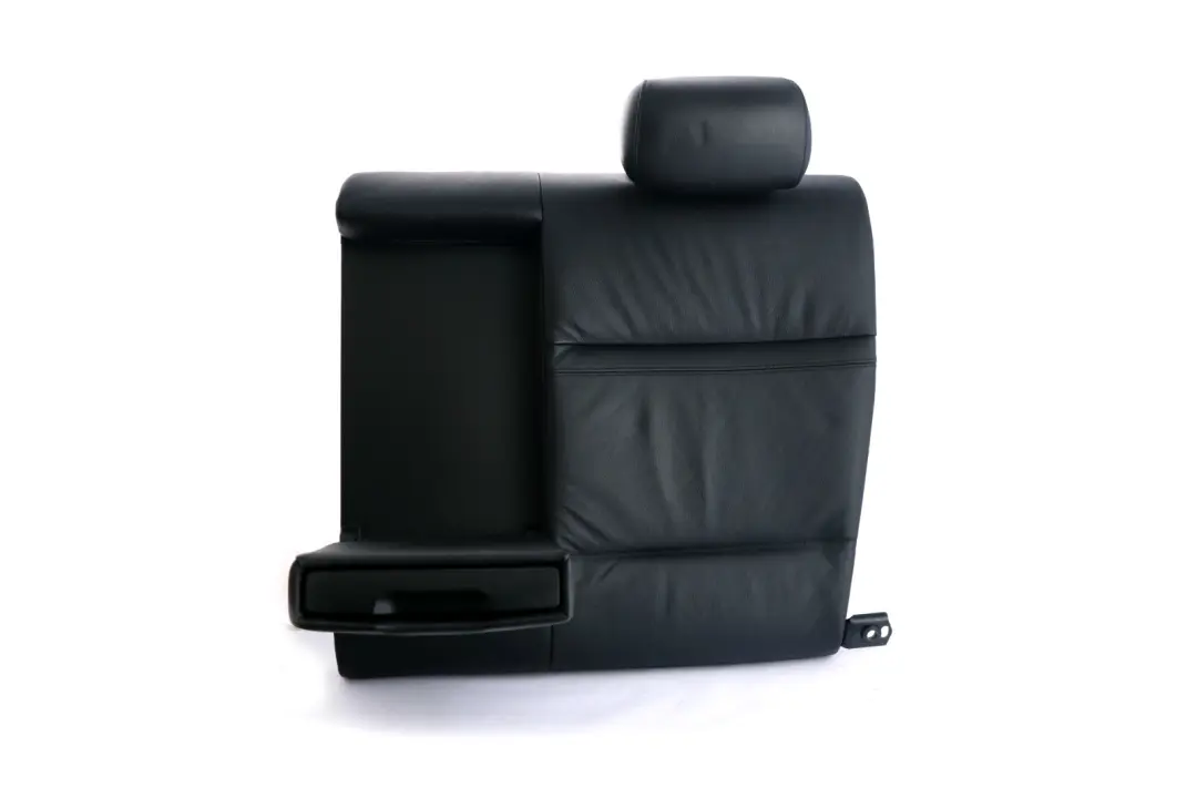 £BMW 3 Series E92 Leather Black Rear Left N/S Back Seat Cover Backrest