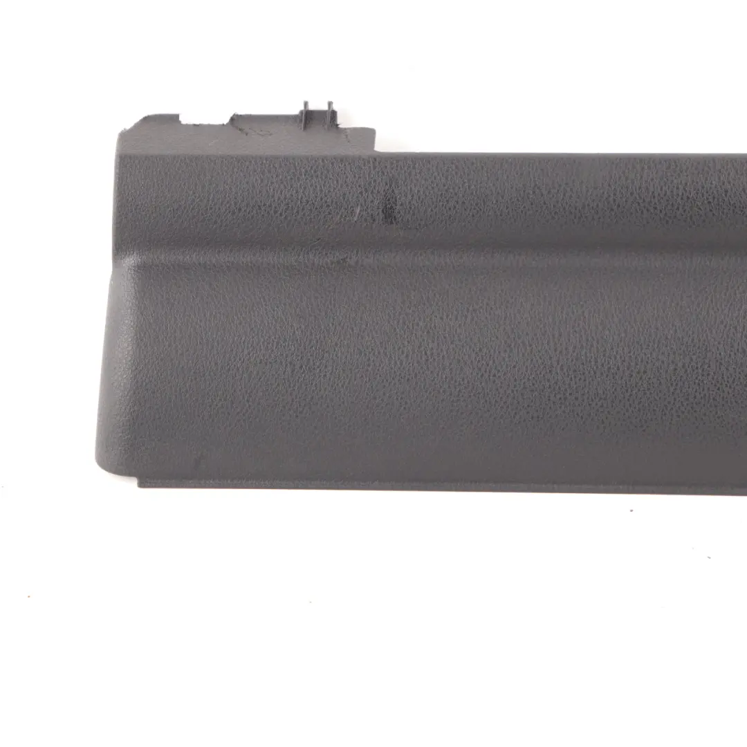 BMW F12 F33 Asiento Delantero Respaldo Inferior Panel De Cuero Negro 7269689