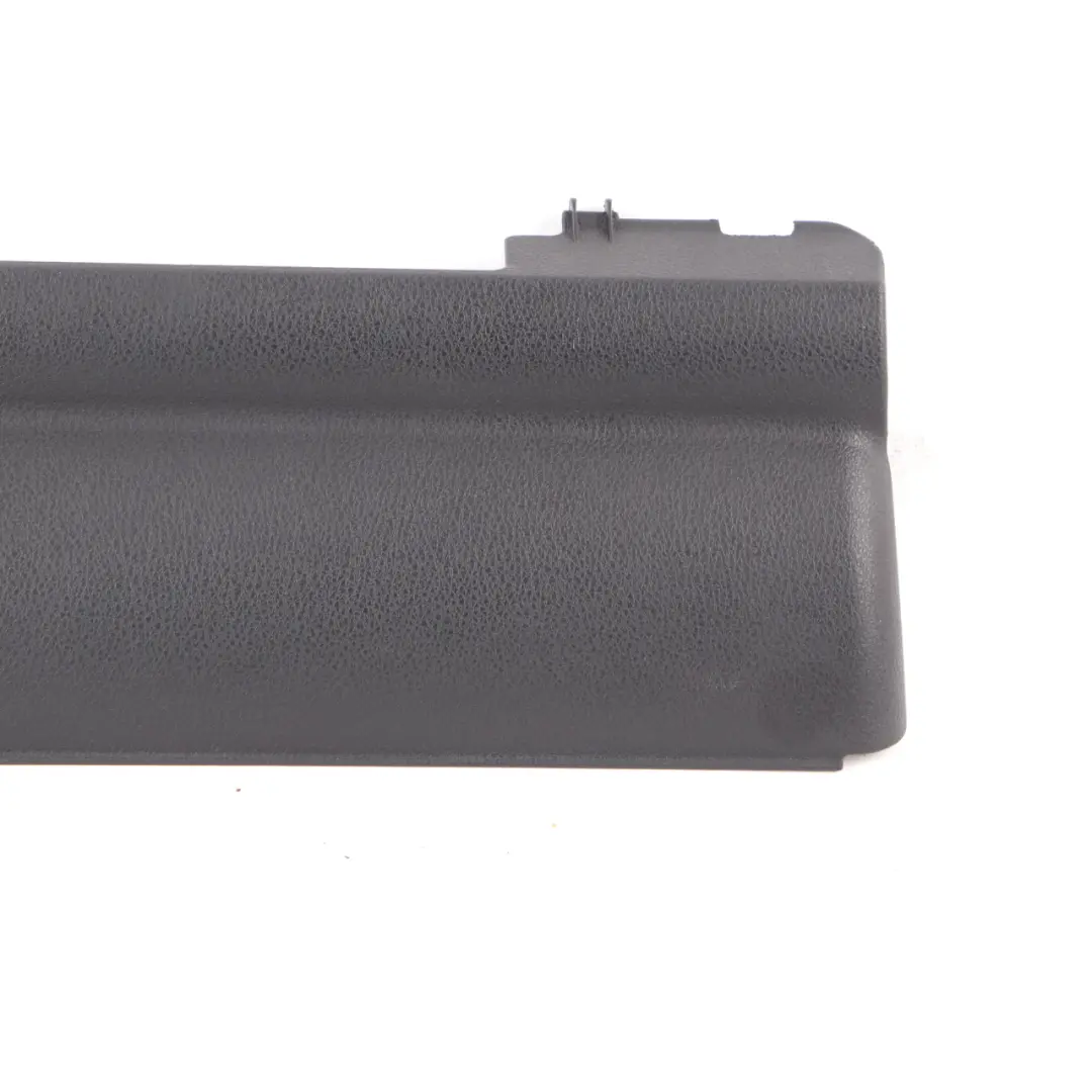 BMW F12 F33 Asiento Delantero Respaldo Inferior Panel De Cuero Negro 7269689