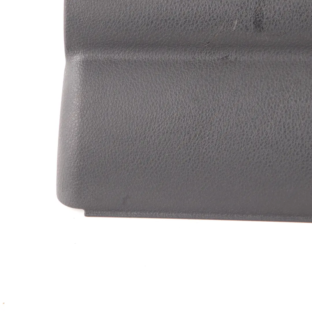 BMW F12 F33 Asiento Delantero Respaldo Inferior Panel De Cuero Negro 7269689