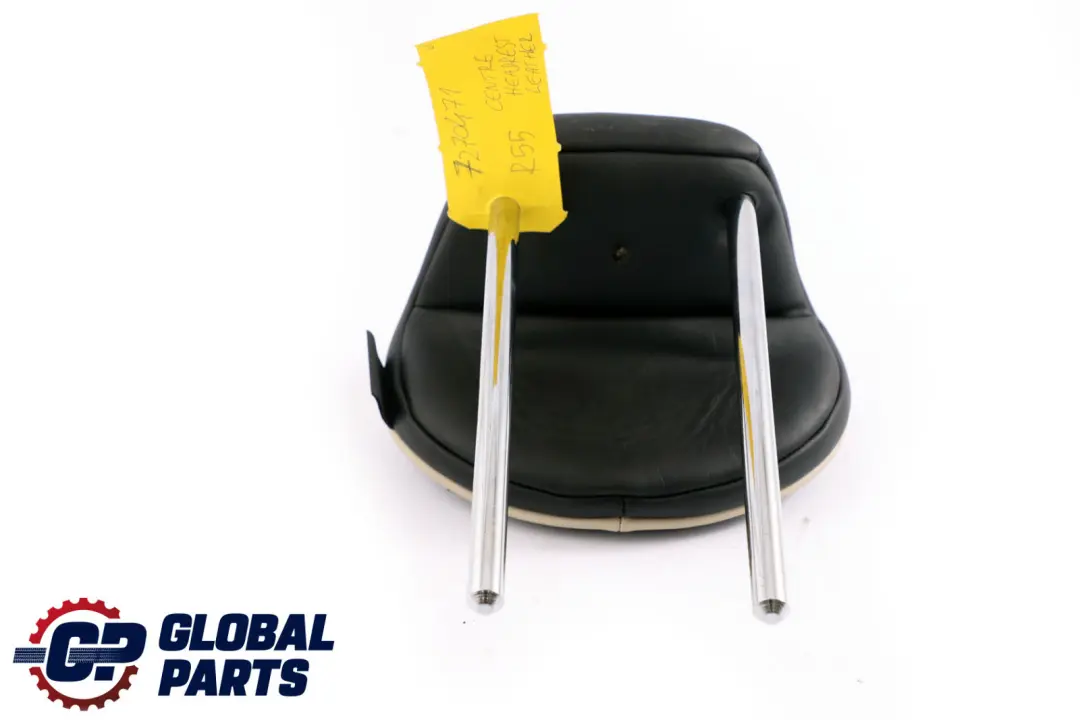 Mini Clubman R55 Rear Seat Centre Middle Leather Headrest Black 7229790